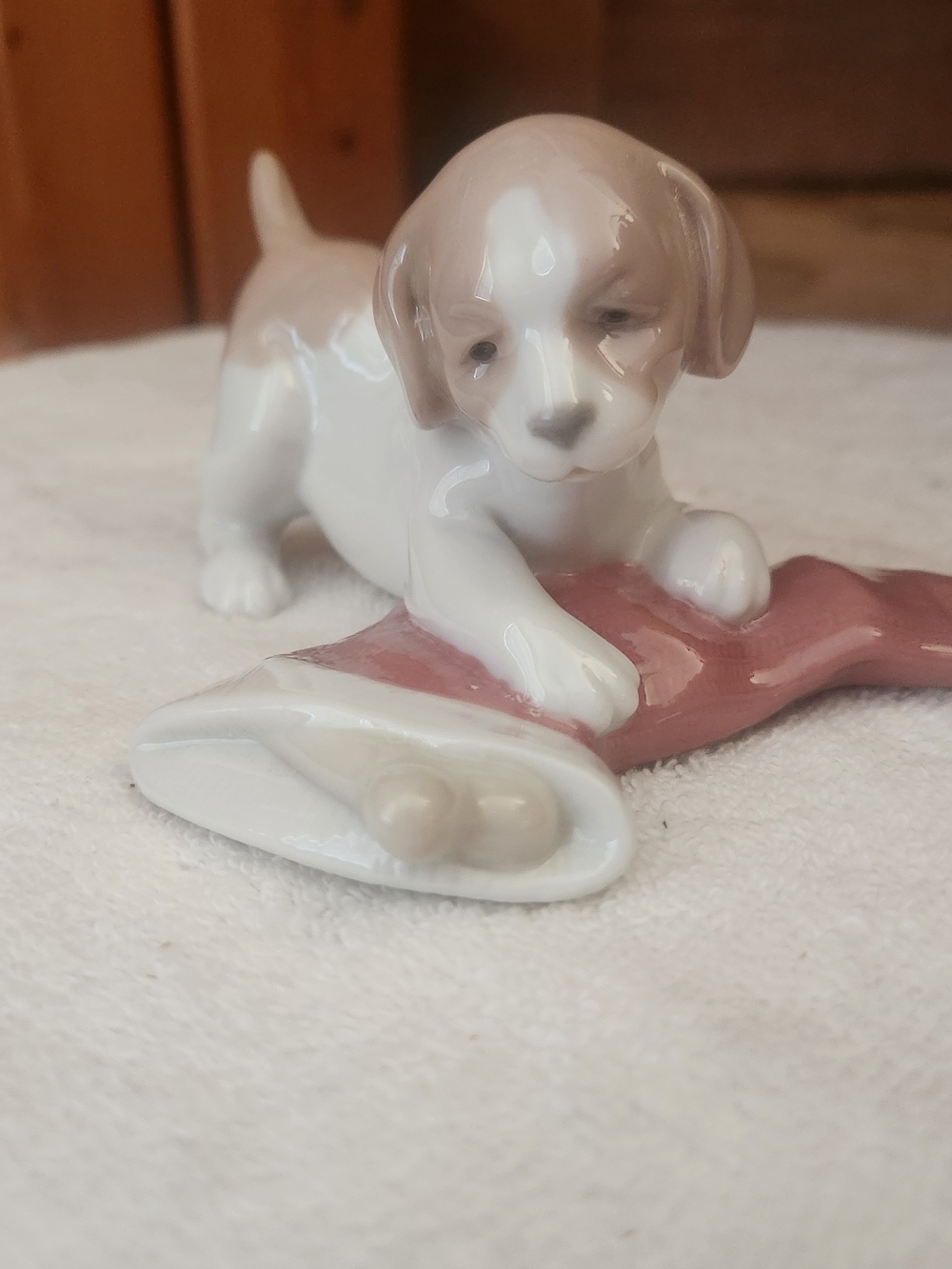 Nao By Lladro "Puppy's Christmas" #7427 VTG 2002 Made In Spain.